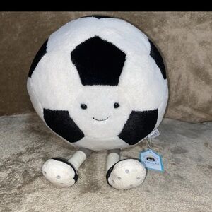 Jellycat NWT Soccer Ball Plush Stuffed Animal AUTHENTIC Amuseables Sports